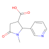 trans-1-Methyl-4-carboxy-5-(3-pyridyl)-2-pyrrolidinone - >95.0%(HPLC)(T), used for , CAS No. 33224-01-0, by Aladdin Scientific