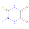 Tetrahydro-2-methyl-3-thioxo-1,2,4-triazine-5,6-dione - 97%, used for , CAS No. 58909-39-0, by Aladdin Scientific