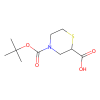 Thiomorpholine-2,4-dicarboxylic acid 4-tert-butyl ester - 97%, used for , CAS No. 134676-67-8, by Aladdin Scientific