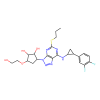 Ticagrelor(AZD6140), Purinergic receptor P2Y12 negative allosteric modulator