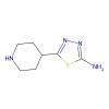 5-(Piperidin-4-yl)-1,3,4-thiadiazol-2-amine