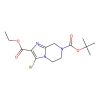 7-tert-Butyl 2-ethyl 3-bromo-5，6-dihydroimidazo[1，2-a]pyrazine-2，7(8H)-dicarboxylate