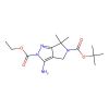 5-tert-Butyl 2-ethyl 3-amino-6，6-dimethylpyrrolo[3，4-c]pyrazole-2，5(4H，6H)-dicarboxylate