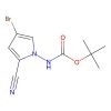 tert-Butyl (4-bromo-2-cyano-1H-pyrrol-1-yl)carbamate