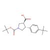 trans-1-(tert-butoxycarbonyl)-4-(4-(tert-butyl)phenyl)pyrrolidine-3-carboxylic acid