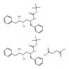 (2S,3S,5S)-5-tert-Butyloxycarbonylamino-2-amino-3-hydroxy-1,6-diphenylhexane succinate