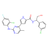 VX-11e, Inhibitor of aurora kinase A;Inhibitor of cyclin dependent kinase 2;Inhibitor of mitogen-activated protein kinase 1