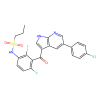 Vemurafenib (PLX4032, RG7204), Serine/threonine-protein kinase B-raf inhibitor