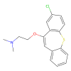Zotepine, Antagonist of 5-HT 1A receptor;Antagonist of 5-HT 1B receptor;Antagonist of 5-HT 1D receptor;Antagonist of 5-ht 1e receptor;Antagonist of 5-HT 2A receptor;Antagonist of 5-HT 2C receptor;Antagonist of 5-HT 6 receptor;Antagonist of 5-HT 7 receptor;Antagonis