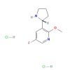 (R)-5-fluoro-2-methoxy-3-(pyrrolidin-2-yl)pyridine 2hcl